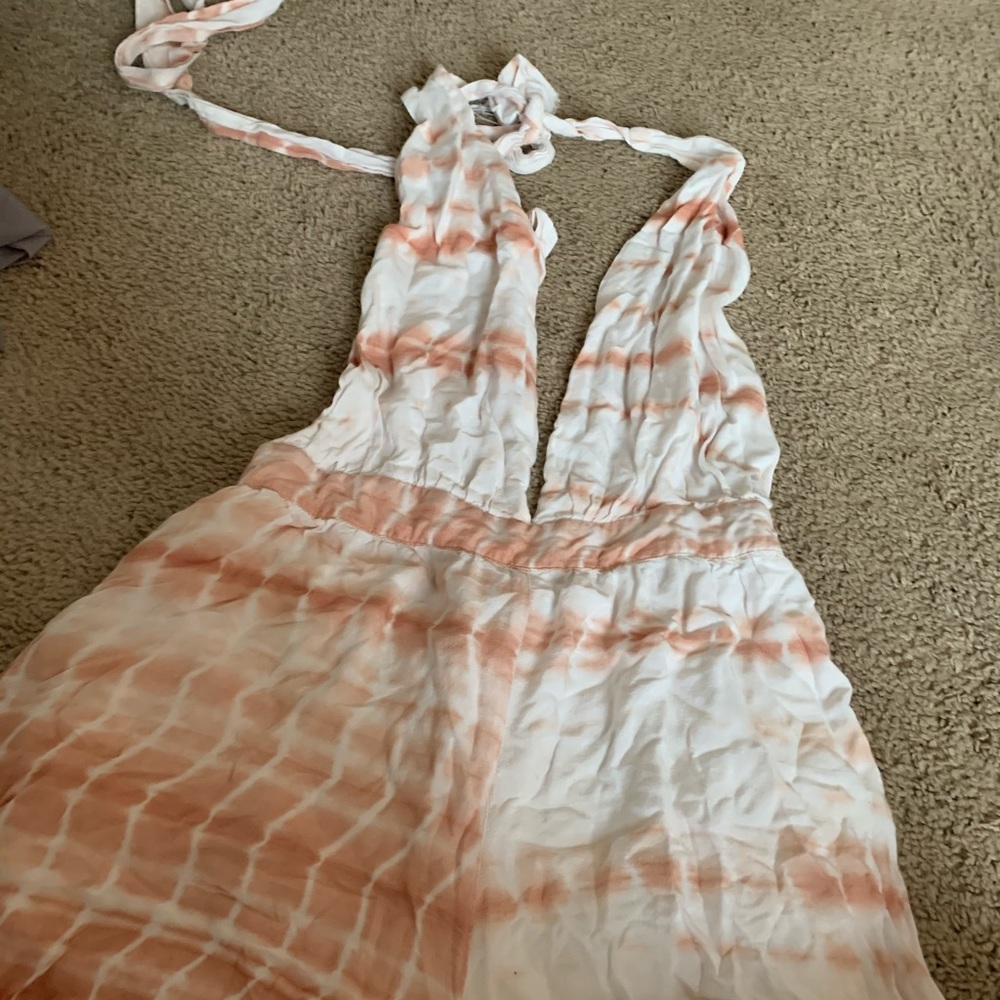 Backless romper